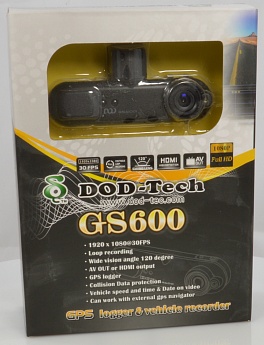Автомобильный видеорегистратор DOD GS600